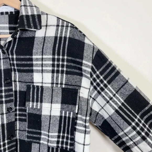 OAK + FORT |  PLAID SHACKET - Picture 4 of 14